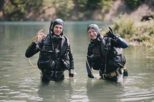 Dokončení kurzu potápění CMAS P1