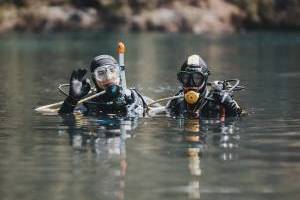 Dokončení kurzu potápění CMAS P1