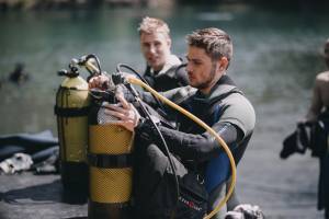 Dokončení kurzu potápění CMAS P1