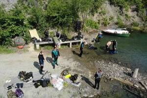 Dokončení kurzu potápění CMAS P1