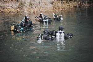 Dokončení kurzu potápění CMAS P1