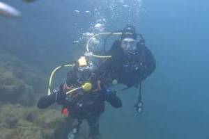 Dokončení kurzu potápění CMAS P1