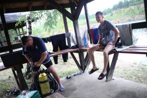 Klubové potápění na Koparkách