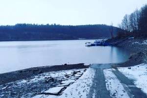 Potápění na hrázi